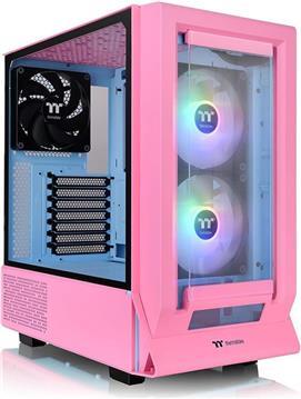 Kućište Thermaltake Ceres 350 MX, Pink, Tempered Glass x 2