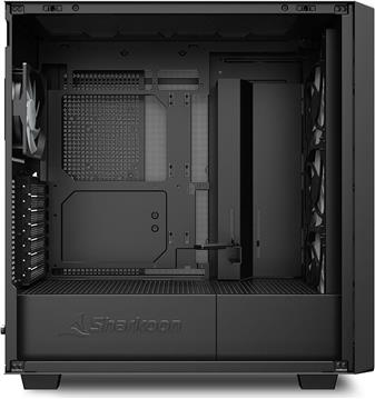 Kućište Rebel C70G RGB, Black, Tempered Glass