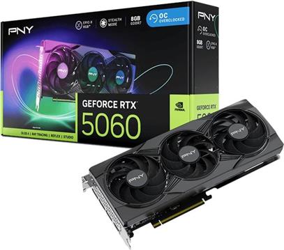 Grafička kartica PNY GeForce RTX 5060 ARGB Triple Fan OC 8 GB