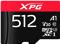512 GB microSDXC (black/rot, UHS-I U3, Class 10, V30, A2)