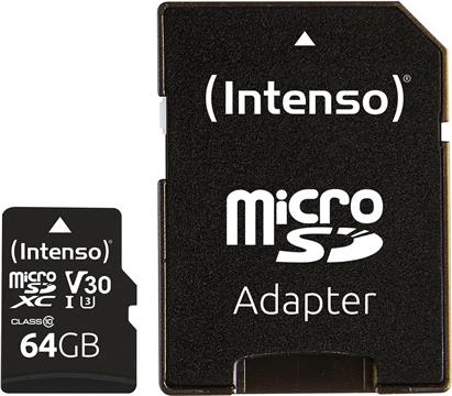 64 GB microSDXC (UHS-I U1, Class 10)