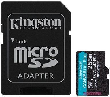 Canvas Go! Plus 256 GB microSDXC (black, UHS-I U3, Class 10, V30, A2)