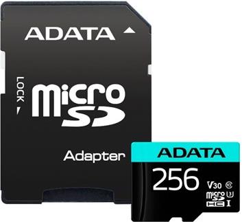 Premier Pro 256 GB microSDXC (UHS-I U3, Class 10, V30, A2)
