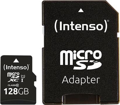Premium 128 GB microSDXC (UHS-I U1, Class 10)