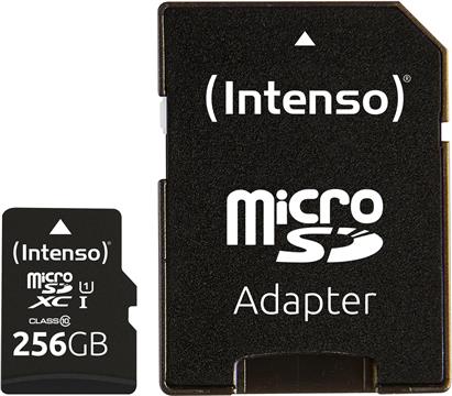 UHS-I Performance 256 GB microSDXC (black, UHS-I U1, Class 10)