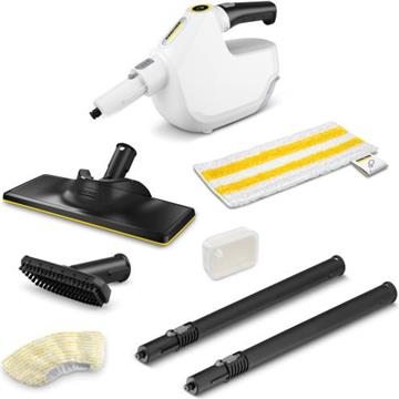Parni čistač Kärcher SC 1 Multi & Up, bijeli, 1300 W, s podnim setom EasyFix Large, 1.516-410.0