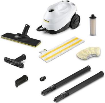 Parni čistač Kärcher SC 3 EasyFix, bijelo-crni, 1900 W, s podnom mlaznicom EasyFix, 1.513-650.0