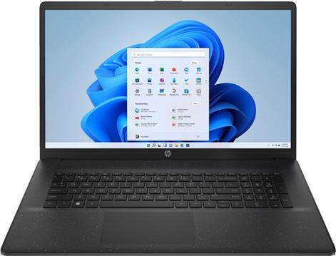 Prijenosno računalo HP 17-cp2164ng (black, AMD Ryzen 5 7520U, AMD Radeon 610M, 16 GB DDR5, 512 GB (512 GB SSD), Windows 11 Home 64-Bit)