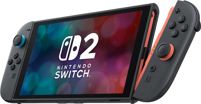 Nintendo Switch 2 portable game console 20.1 cm (7.9") 256 GB Touchscreen Wi-Fi Black