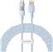 Baseus Gem USB A to USB C fast charging cable 2 m 100 W Blue