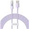 Baseus Gem USB A to USB C fast charging cable 2 m 100 W Purple