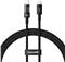 Baseus Gem USB C to USB C fast charging cable 1 m 100 W Black