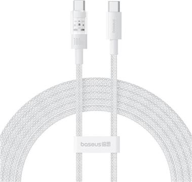 Baseus Gem USB C to USB C fast charging cable 2 m 100 W White