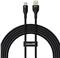 Baseus Flash 2 USB A to USB C fast charging cable 2 m 100 W Black