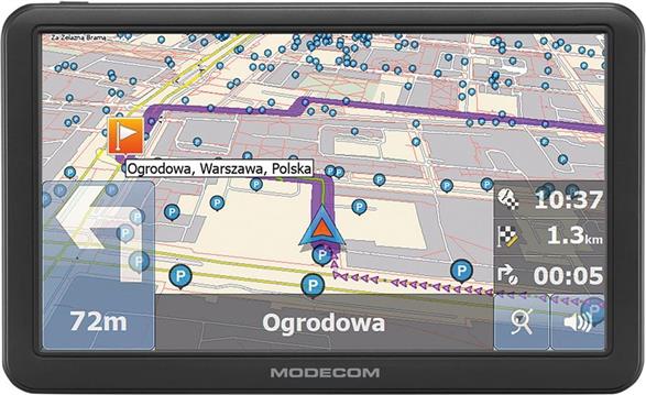 MODECOM FreeWAY CX 7.4 CAR NAVIGATION + MapFactor maps of Europe