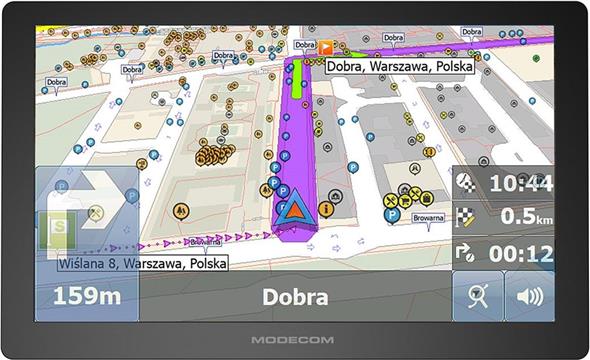 MODECOM FreeWAY CX 9.4 CAR NAVIGATION + MapFactor maps of Europe