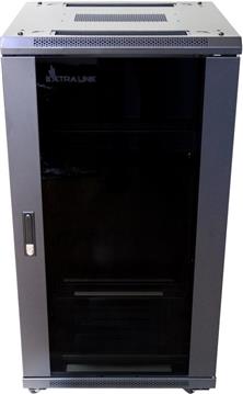 Extralink Floor Cabinet 22U, 600x800, Black