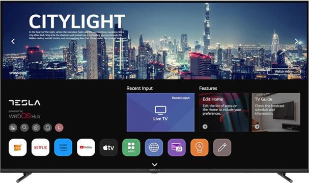 Tesla TV 65E645BUW, 65" WebOS, 4K UHD