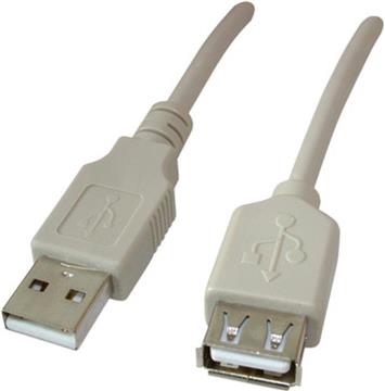 USB kabel 1m, AF - AM, Transmedia C140-KHL, bež