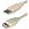 USB kabel 1m, AF - AM, Transmedia C140-KHL, bež