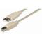 USB kabel 1,8m, AM - BM, Transmedia C142-HL, bež