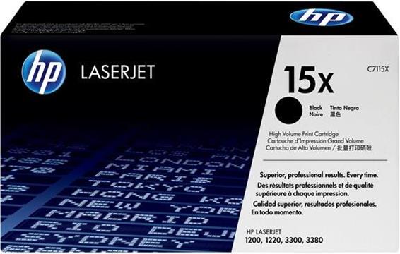 Toner HP C7115X, Black