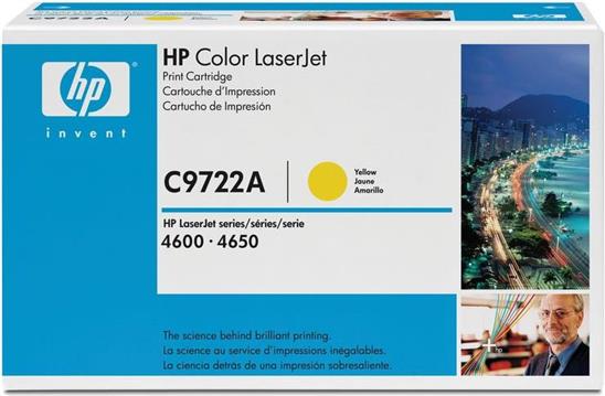 Toner HP C9722A, Yellow