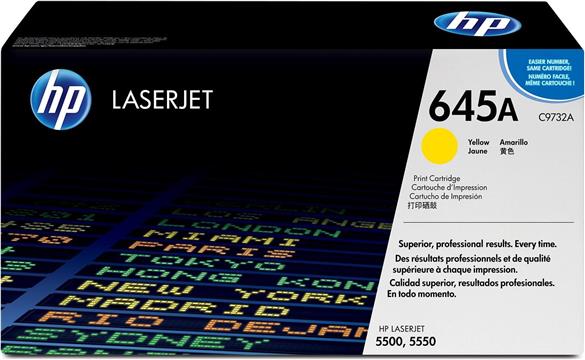 Toner HP C9732A, Yellow