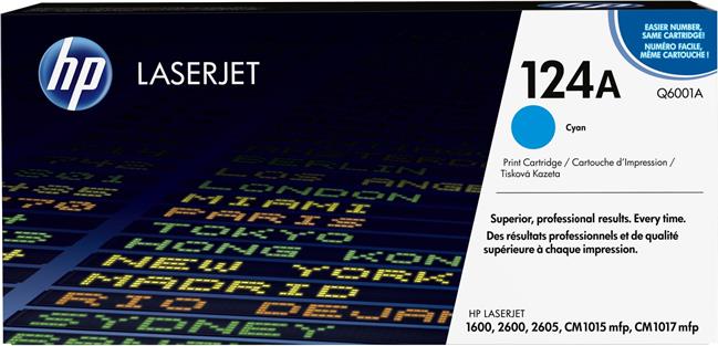Toner HP Q6001A, Cyan