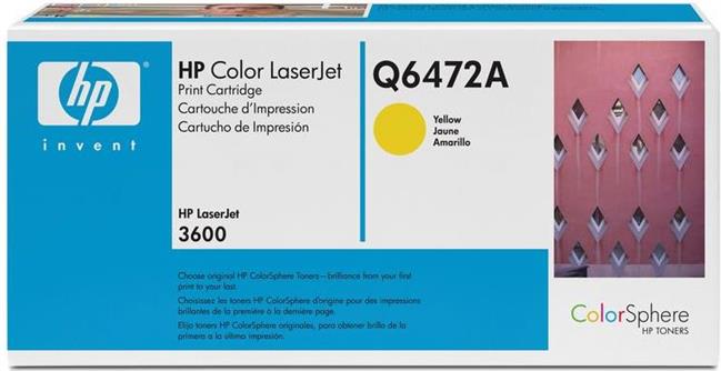Toner HP Q6472A, Yellow