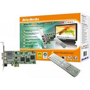 AverMedia AVerTV Hybrid DUO II, 2×DVB-T + Analog TV tuner + FM, HDTV, R.Controller PCI-e (A188)