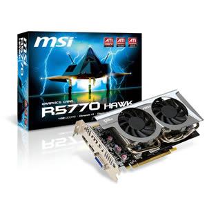 Grafička kartica MSI R5770, GDDR5, 1GB, 128Bit, DVI, DX11, Hawk