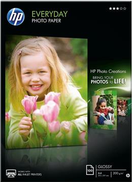 HP Everyday Photo Paper A4 200 g/m2 Glossy – 100 listova (Q2510A)