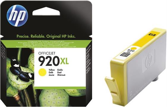 Tinta HP CD974AE (no. 920XL), Yellow