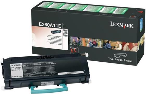 Toner Lexmark E260A11E, Black