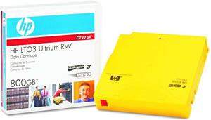 HP LTO-3 Ultrium 800GB RW Data Cartridge, C7973A