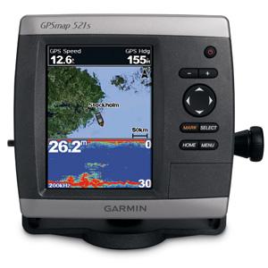 GPS uređaj/fishfinder Garmin GPSMAP 521S Color, int. antena, s krmenom sondom (5,0") 010-00760-01