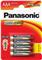 Baterija Panasonic LR03PPG/4BP Alkaline Pro Power AAA, 4 kom