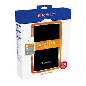 HDD External 2.5" 1 TB Verbatim Smart Disk , USB 3.0, 53018, crni