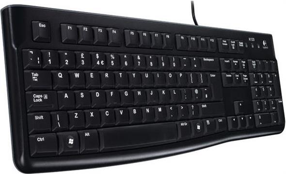 Tipkovnica žična Logitech K120 OEM engleska