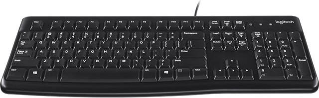 Tipkovnica Logitech K120, crna, USB, retail