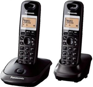 Bežični telefon Panasonic KX-TG2512FXT crni, 2 slušalice