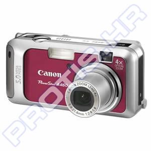 Digitalni fotoaparat Canon PowerShot A460, crveni + SanDisk 512MB SD