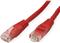 Kabel mrežni Roline Cat 6 UTP 0.5m crveni (24AWG)