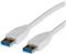 USB 3.0 kabel 1,8m, AM -AM, Roline, bijeli