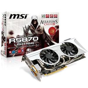 MSI VGA R5870 Lightning 1GB D5 900/4800MHz HDMI+2xDVI+DP 2Sl