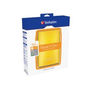 HDD External 2.5" 500 GB Verbatim Smart Disk HDD, USB 2.0, V053012, žuti