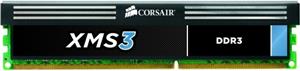 Memorija Corsair 4 GB (1X4GB) DDR3 1600MHz, Unbuffered, 9-9-9-24, XMS3, CMX4GX3M1A1600C9