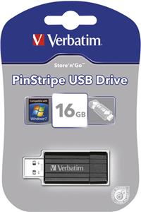 USB memorija 16 GB Verbatim Store'n'Go PinStripe USB 2.0