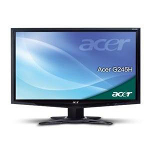 Monitor LCD 24" Acer G245H Abid, 1920x1080, 300 cd/m2, 80 000:1, 5ms, black